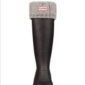 Hunter Boot Gray Socks